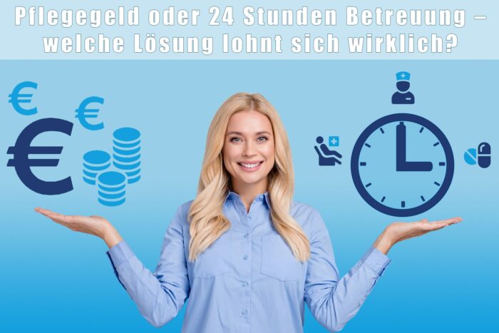 Pflegegeld oder 24 Stunden Betreuung - welche Lösung lohnt sich wirklich